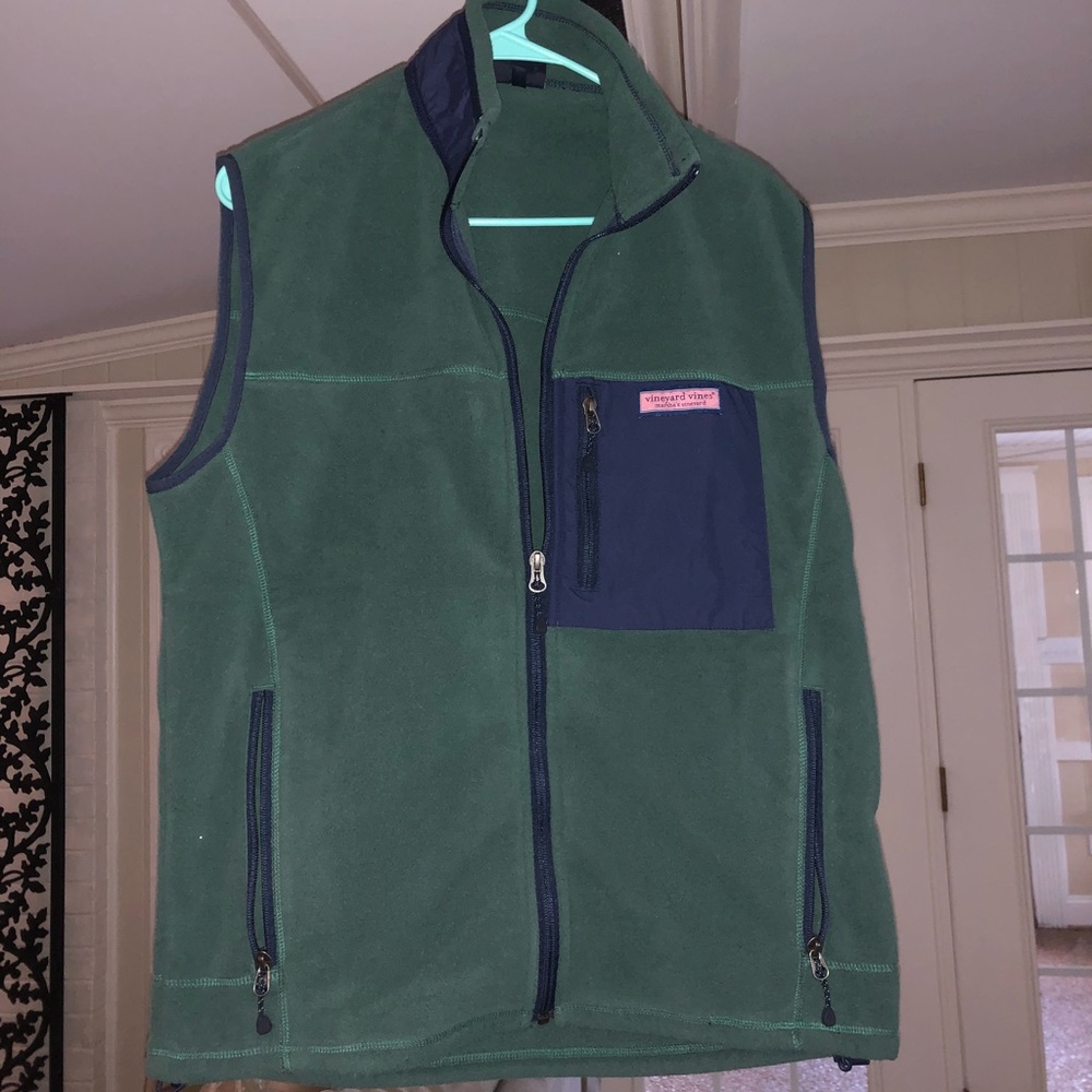 Men’s Vineyard Vines Vest, Green